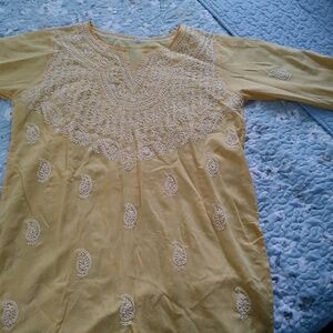 Lovely Yellow Tunic Shirt